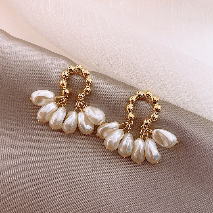 Brincos de Pérolas Barrocas Luxuosos para um Toque de Elegância
