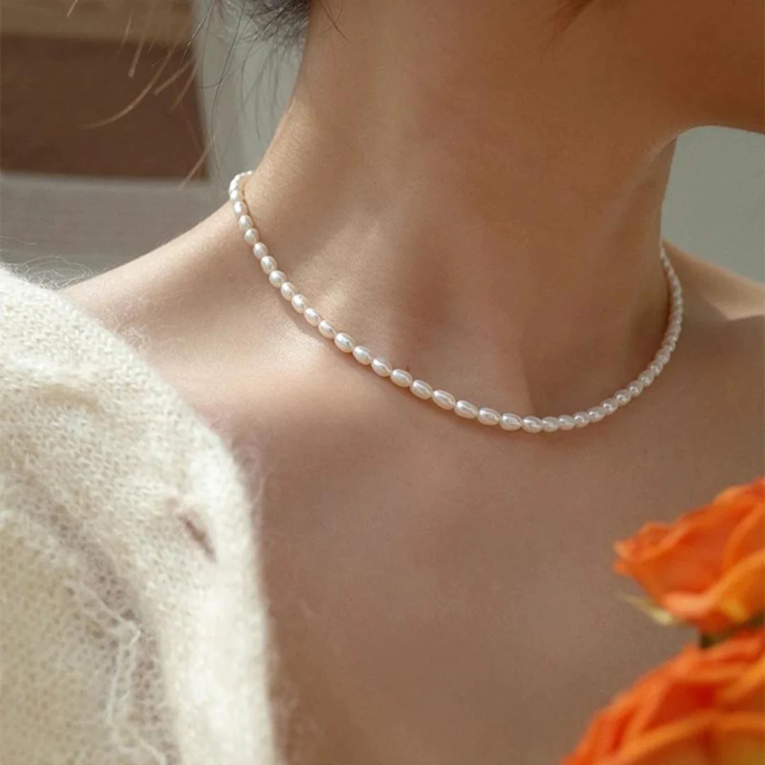 Colar de pérolas elegante e atemporal - Perfeito para qualquer ocasião