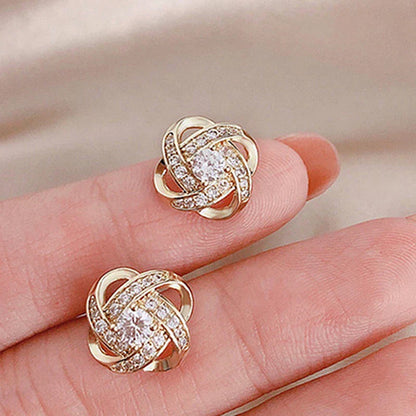 Brincos em Espiral Elegantes com um Toque de Floricultura